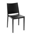 Stapelstoel Elegance zwart