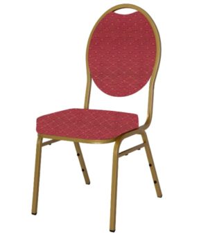 stackchair Parijs goud rood gouden punt
