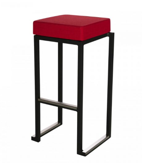 Kubo bar smart zwart linnenlook rood