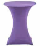 Statafelhoes stretch met topcover 85 cm lila