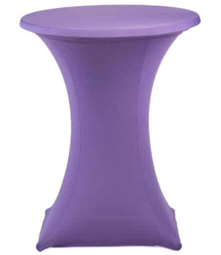 Statafelhoes stretch met topcover 85 cm lila