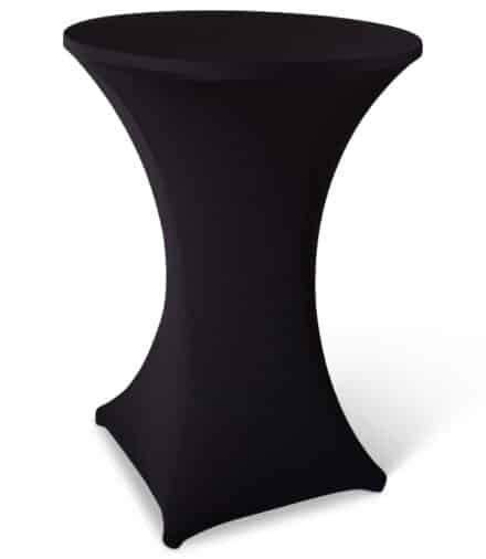 Statafelhoes stretch met topcover zwart