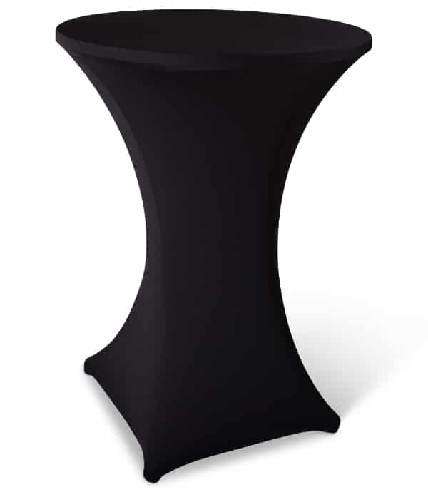 Statafelhoes stretch met topcover zwart