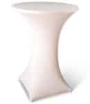 Statafelhoes stretch met topcover crème