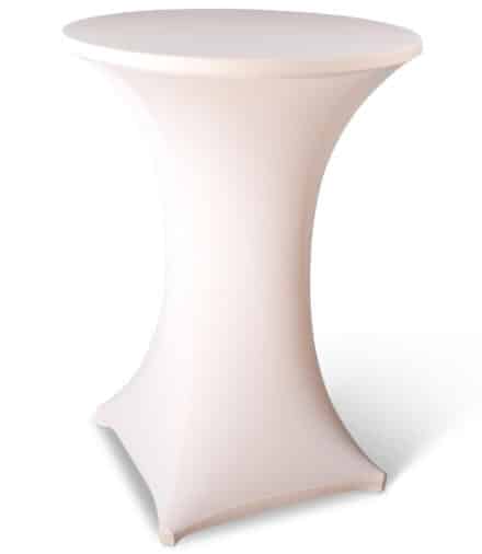 Statafelhoes stretch met topcover crème