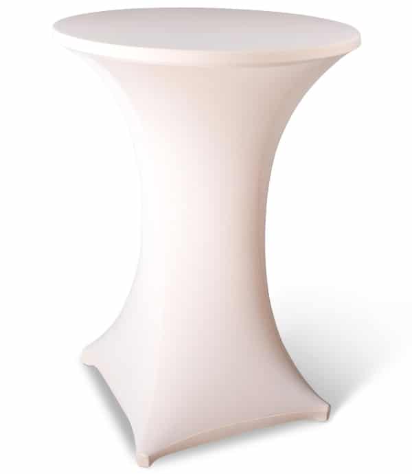 Statafelhoes stretch met topcover crème