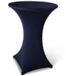 Statafelhoes stretch met topcover donkerblauw
