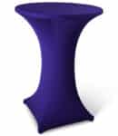 Statafelhoes stretch met topcover paars