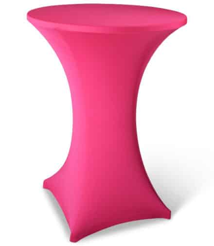 Statafelhoes stretch met topcover roze