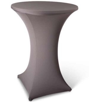 statafelhoes stretch met topcover taupe