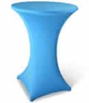 Statafelhoes stretch met topcover turquoise