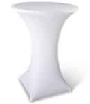 Statafelhoes stretch met topcover wit