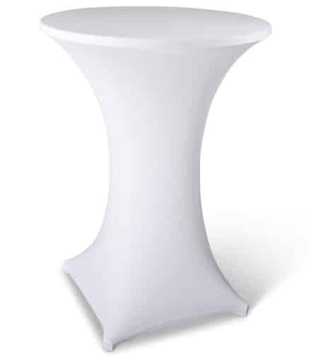 Statafelhoes stretch met topcover wit