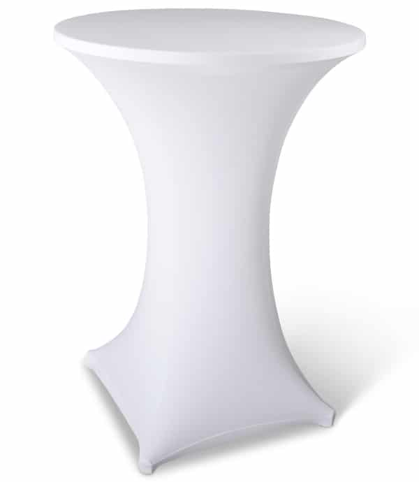 Statafelhoes stretch met topcover wit