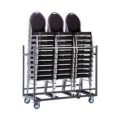 Transportkarren voor stackchairs