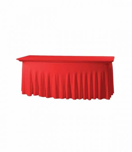 Tafelhoes Grandeur (rechthoek) - Rood