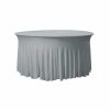Tafelhoes Grandeur (rond) - Grijs