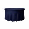 Tafelhoes Grandeur (rond) - Navy