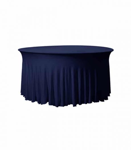 Tafelhoes Grandeur (rond) - Navy