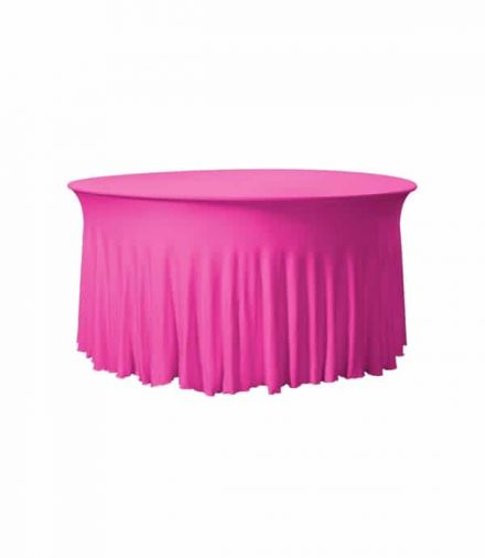 Tafelhoes Grandeur (rond) - Roze