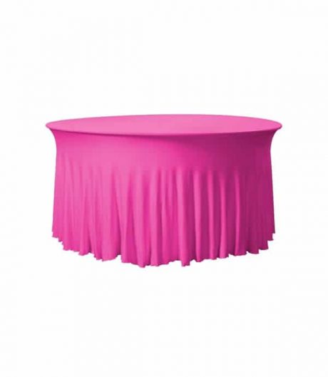 Tafelhoes Grandeur (rond) - Roze