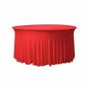 Tafelhoes Grandeur (rond) - Rood