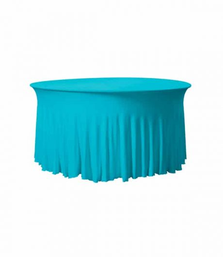 Tafelhoes Grandeur (rond) - Turquoise
