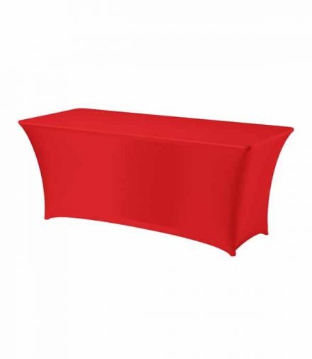 Tafelhoes Premium (rechthoek) - Rood