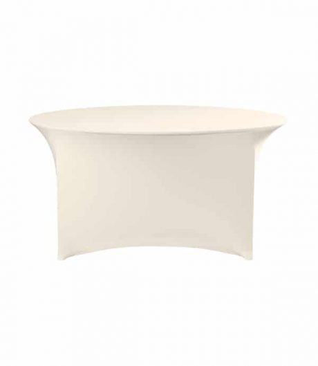 Tafelhoes Premium (rond) - Crème