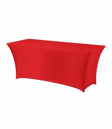 Tafelhoes Symposium (rechthoek) - Rood