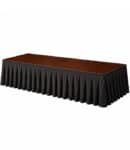 Podiumrok boxpleat zwart