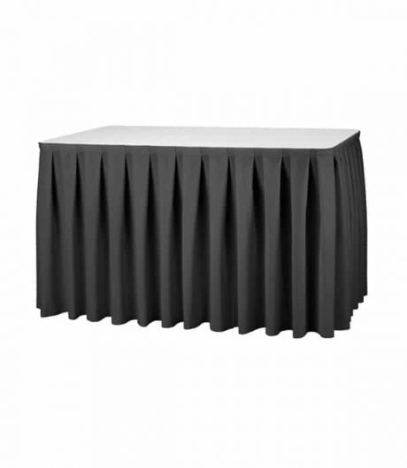 Tafelrok Boxpleat - Antraciet