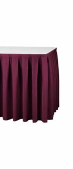 Tafelrok Boxpleat - Bordeaux