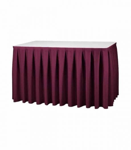 Tafelrok Boxpleat - Bordeaux