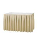 Tafelrok Boxpleat - Champagne