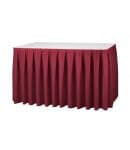 Tafelrok Boxpleat - Rood