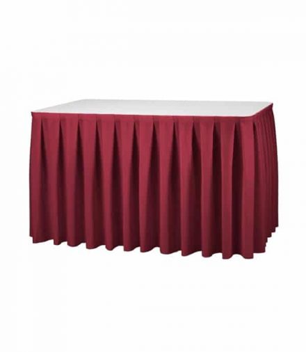 Tafelrok Boxpleat - Rood