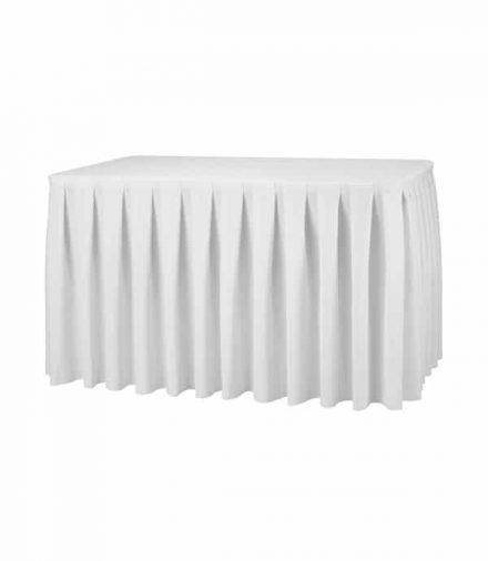 Tafelrok Boxpleat - Wit