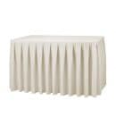 Tafelrok Combirok Boxpleat - Crème
