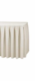 Tafelrok Combirok Boxpleat - Crème