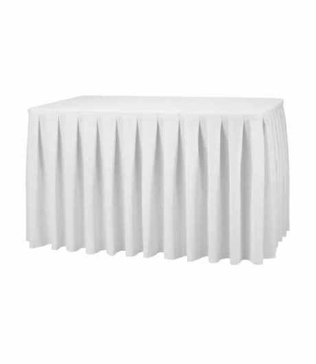 Tafelrok Combirok Boxpleat - Wit