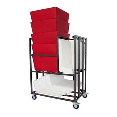 Transportkarren voor designmeubilair