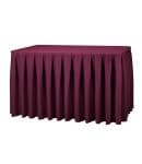 Tafelrok Combirok Boxpleat Bordeaux