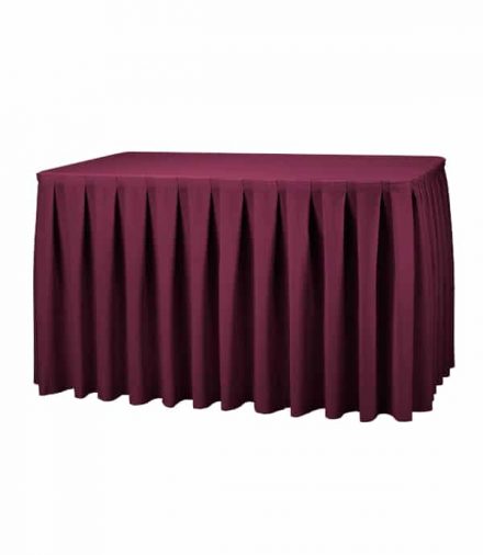 Tafelrok Combirok Boxpleat Bordeaux