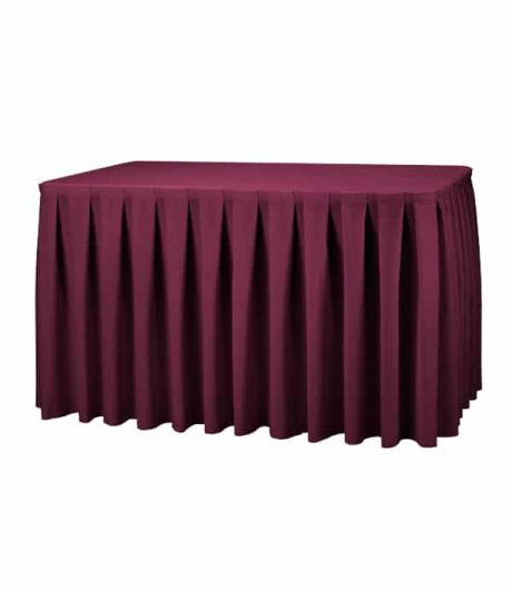 Tafelrok Combirok Boxpleat Bordeaux