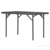 zown klaptafel 122x76cm antraciet