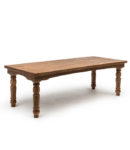 Farm table 240x100cm blad hout iepenhout
