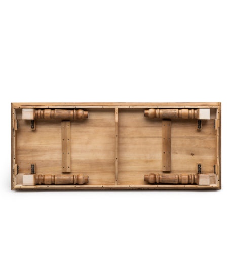 Farm_table 240x100cm onderzijde blad hout iepenhout