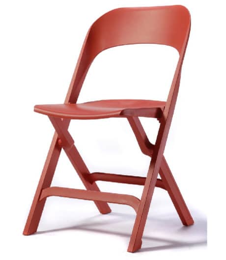 Klapstoel S115 rood