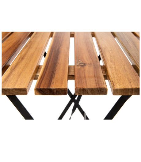 Klaptafel bistro detail